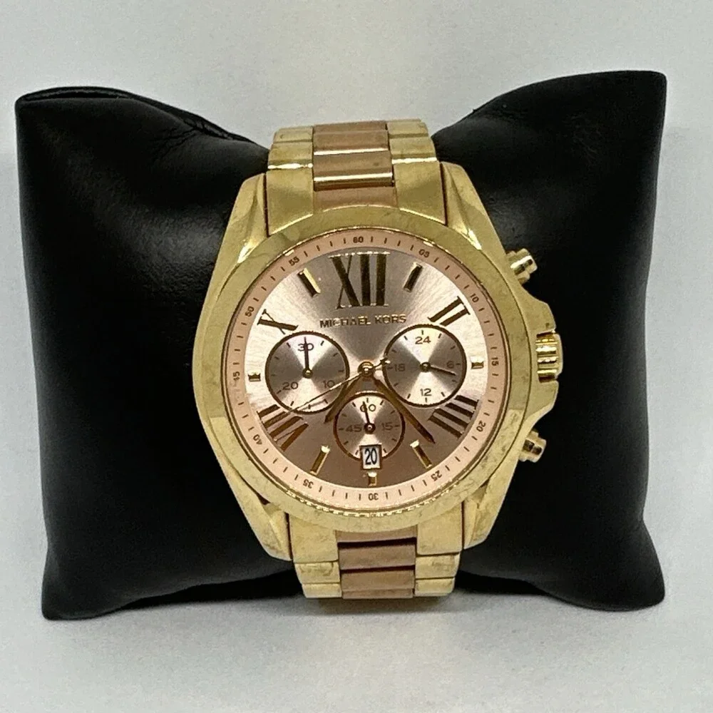 Michael Kors Bradshaw MK6359 Womens Two-Tone Stainless Steel Analog Watch HME621